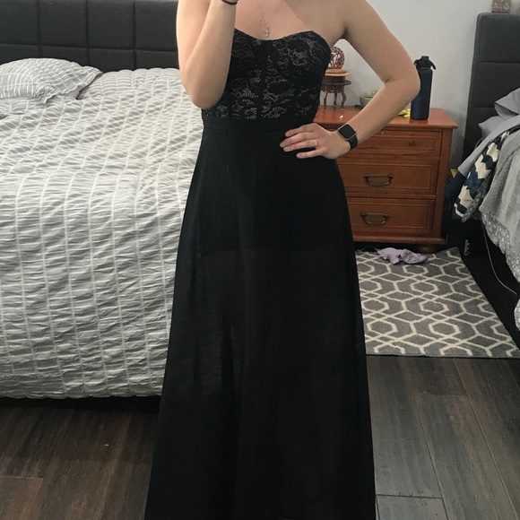 prom dress with shorts underneath